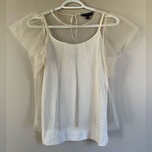 Banana Republic Sheer Top w/camisole